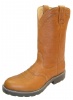 Twisted X MSC0001 for $149.99 Men's' Pull On Work Boot with Peanut Oiled Leather Foot and a Round Steel Toe